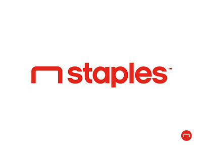 Staples logo — my version combination fix logo red solution staple staples store