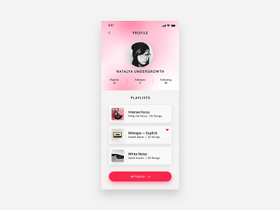 Daily UI #006 — User Profile