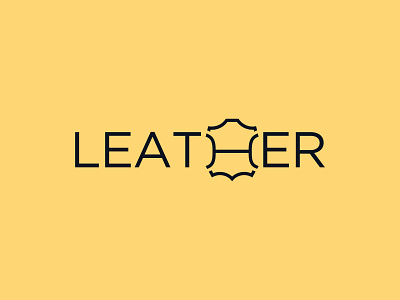 Leather Logo Design branding graphic design illustration leather logo logo logodesign vector