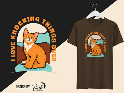 I Love Knocking Things Over | T-shirt Design