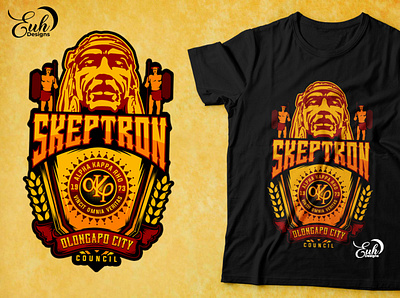 SKEPTRON | Olongapo City design graphic design illustration t shirt design vector