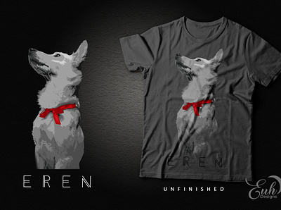 Eren | Dog Vector design dog graphic design illustration t shirt design vector