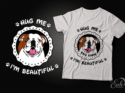 Hug Me! I'm Beautiful design graphic design t shirt design vector