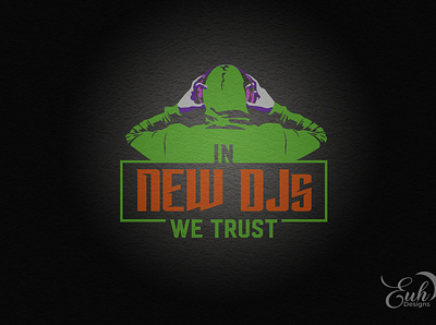 In New DJ's We Trust design graphic design logo t shirt design vector