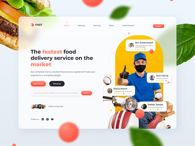 Delivery Food Web Concept