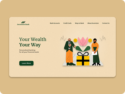 Bank Landing Page