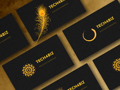 Tech4biz sample Logo Designs branding business cards card design graphic design logo ui vector