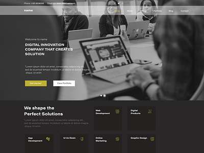 Digital Agency Web Design