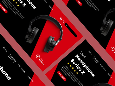 Marketing Landing page Template branding css design design website figma design graphic design headphones landing page html html css js html website design landing page design landing page template marketing landing page template website design website template xd design