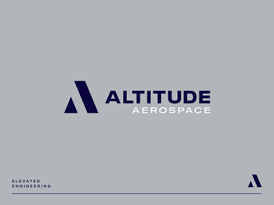 Altitude Aerospace aerospace branding branding and identity design engineer identité visuelle innovation logo logo design planes