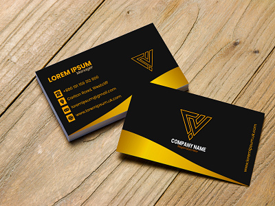 Corporate Business Card business card business card style call card calling card card card design design graphic design illustration info card name card visiting card