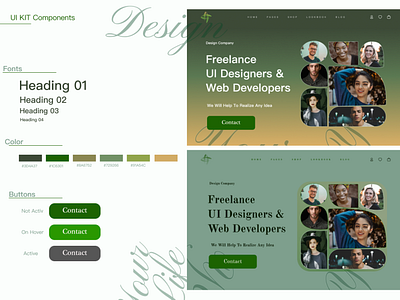 e-commerce/UI kit design e commerce ui web