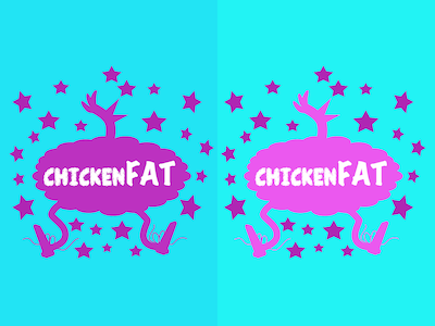 Chicken Fat Logo Iterations