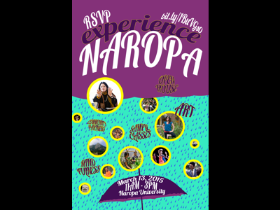 Naropa Open House Poster