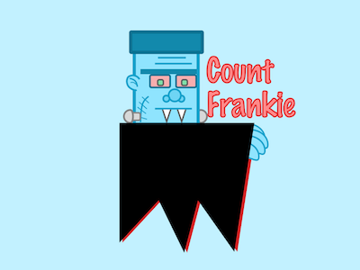 Count Frankie children dracula frankenstein halloween illustration kids kids illustration monster sketch