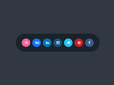 Social Media Buttons button socialmedia uiux