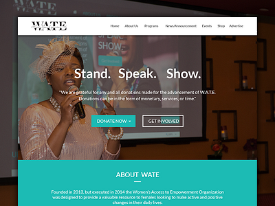 Brooklynwate re-design organization uiux webdesign women