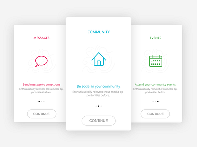 Onboarding for community app clean ios onboarding white