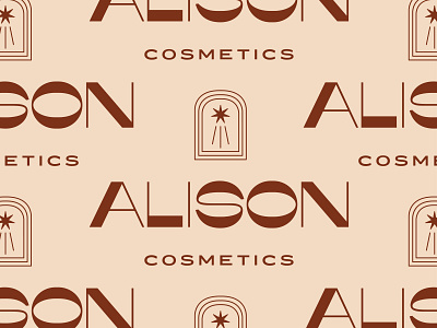 Alison branding cosmetics design icon logo minimal package design packaging type typography vintage