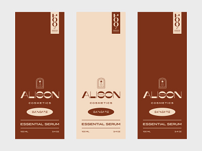 Alison Packaging branding cosmetics design icon logo package design typography vintage