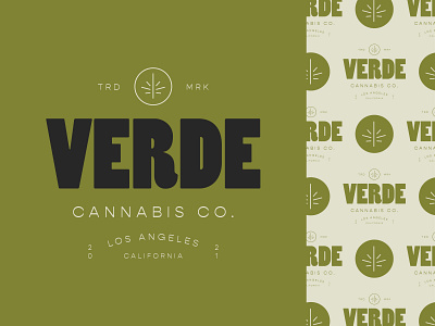 Verde Cannabis Co. branding cannabis cannabis logo design hemp icon logo logos poster type typography vintage weed