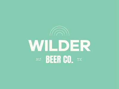 Wilder Beer Co. beer beer branding beer label branding design logo poster type typography vintage