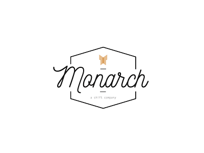 Monarch branding design flat icon illustration ios logo type ui vector web