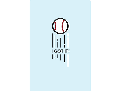 I Got It! baseball branding design flat icon illustration ios logo type ui vector web