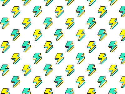 Lightning branding design flat icon illustration ios lightningbolt logo type ui vector web