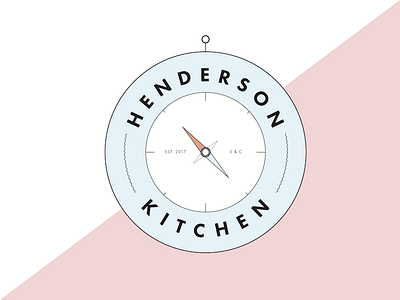 Henderson Kitchen branding design flat icon illustration ios logo type ui vector web