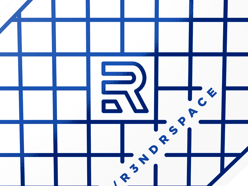 R3NDR Business Card business cards foil print design