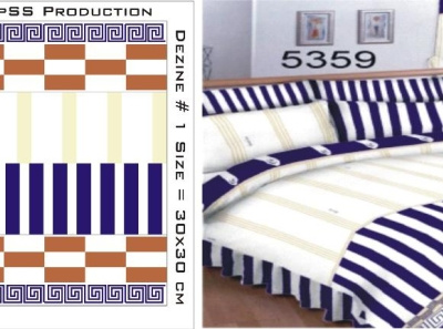 Bedsheet Design with 3D Map bedsheet designs