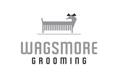the concept I wish they picked design dog grooming logo wiener woodward