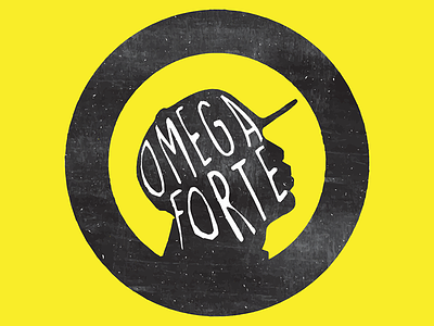 Omega Forte Logo brand icon identity illustration illustrative illustrator logo mark rap silhouette symbol vector