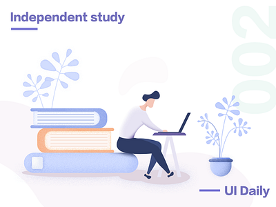 UI Daily#002 app illustration ui