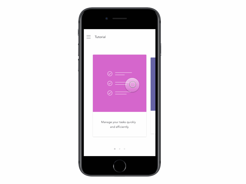 Onboarding Demo framerjs mobile onboarding