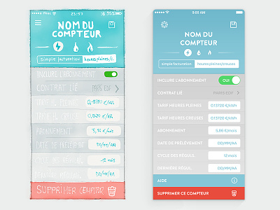 "Wireframe" with Paper.app app paper ui wireframe