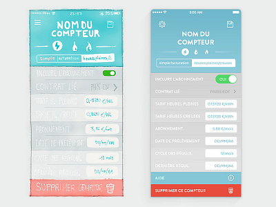 "Wireframe" with Paper.app app paper ui wireframe