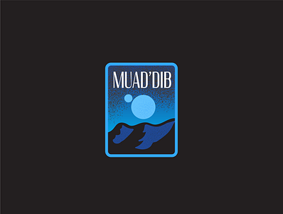 Dune: Muad'Dub (1/3) badge branding design dune flat logo muaddib typography vector