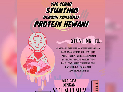 Stunting 1 design illustration