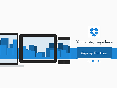 Dropbox Landing Page