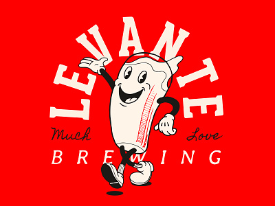 Merch Design for Levante Brewing Co. beer brewery design design graphic design merch merch design retro