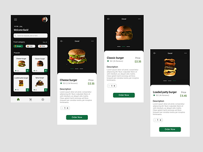 Food Ordering Page - Mobile App