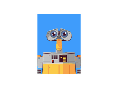 Wall-e illustration vector