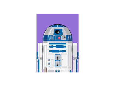 R2-D2 illustration star wars vector