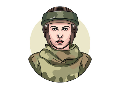 Endor Leia endor illustration leia star wars