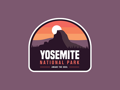 Yosemite badge badge illustration logo national park yosemite