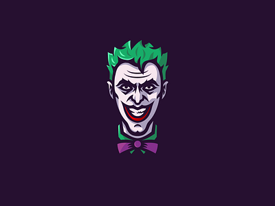 The Joker badge batman illustration joker logo sticker