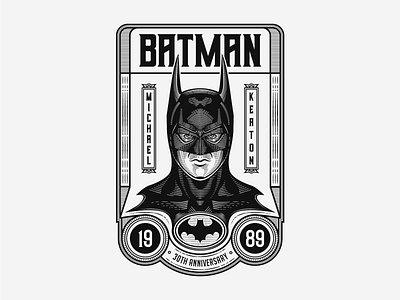 Batman 30th Anniversary badge by Ádám Szente-Varga on Dribbble