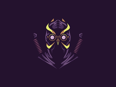Talon badge batman court of owls illustration logo sticker talon